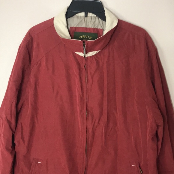 Orvis lightweight zip up nylon jacket with pockets size large - Picture 2 of 12